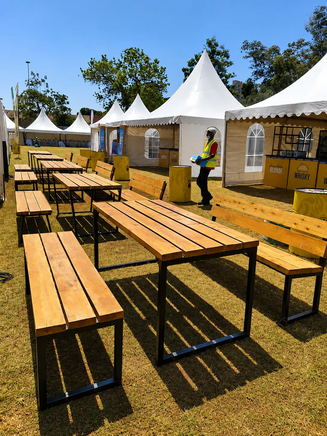 Picnic Benches by Boss Events & Entertainment KE