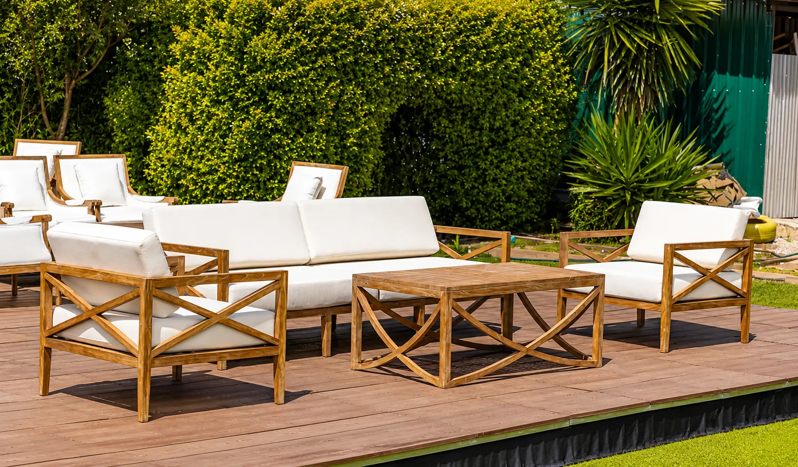 Teak Deck Lounge Set by Boss Events & Entertainment KE