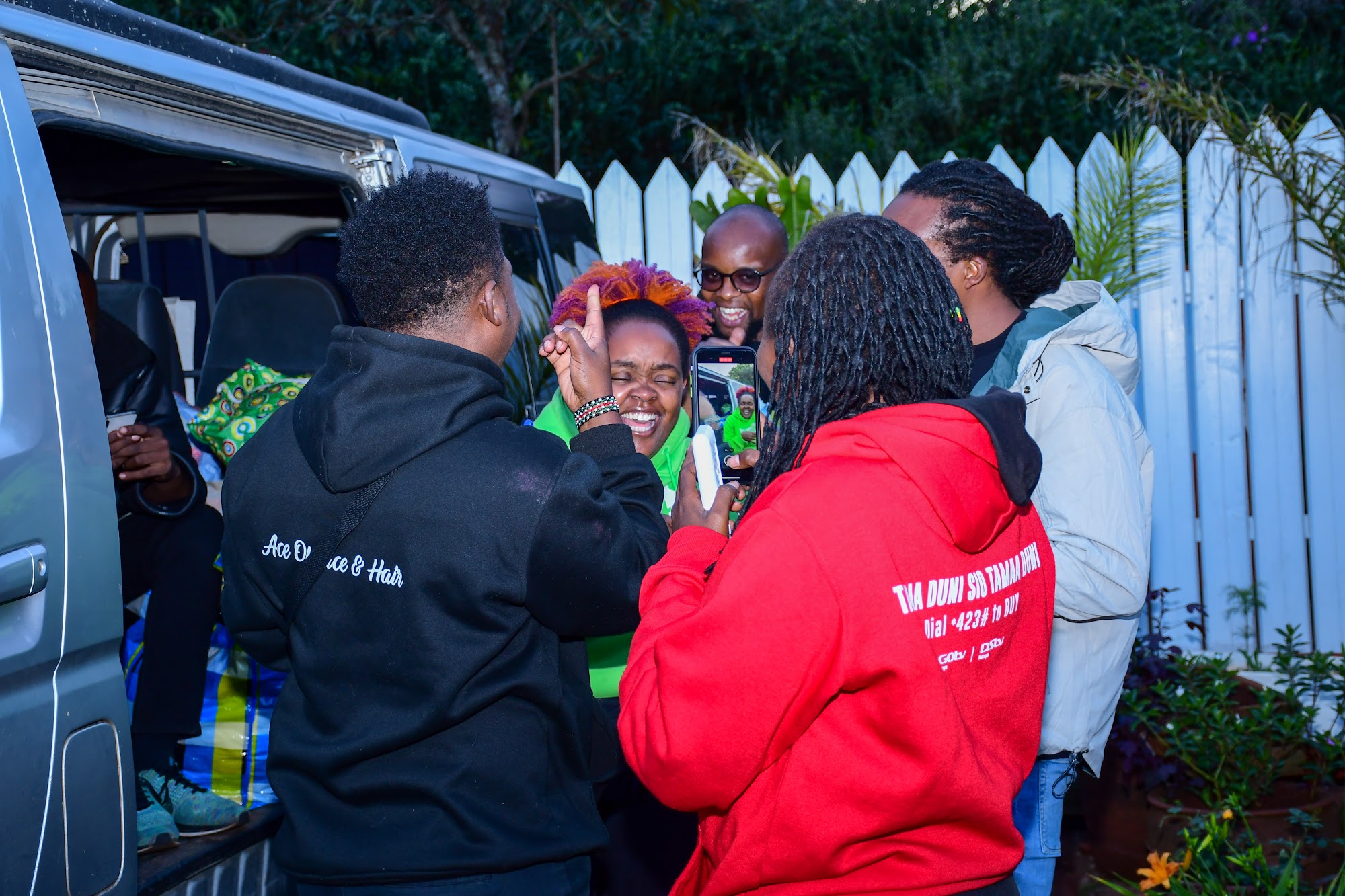 Boss Events media crew on location in Nairobi Kenya