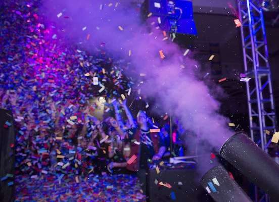 Confetti & Smoke Machines by Boss Events & Entertainment KE