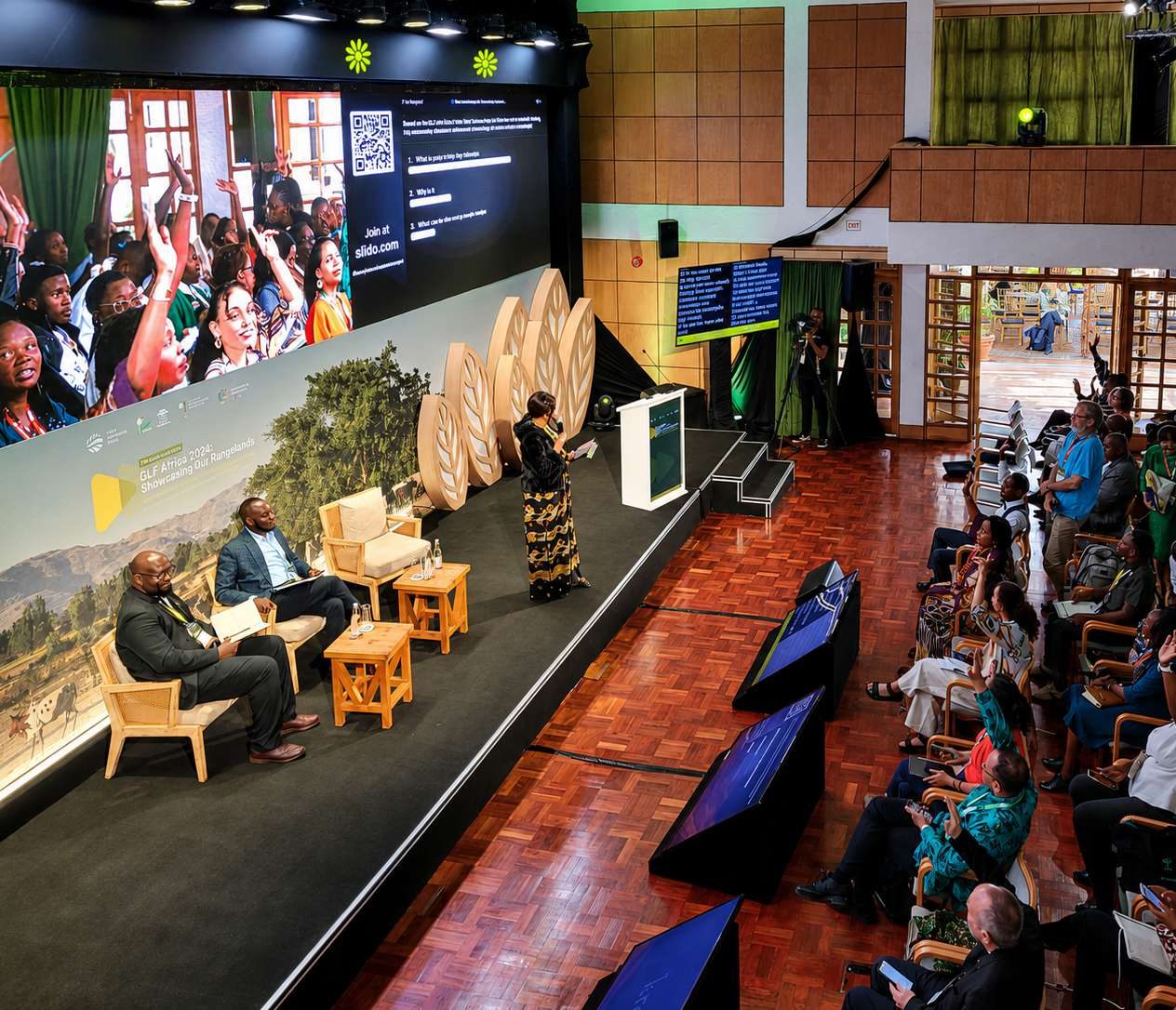 Conference production with LED wall in Nairobi