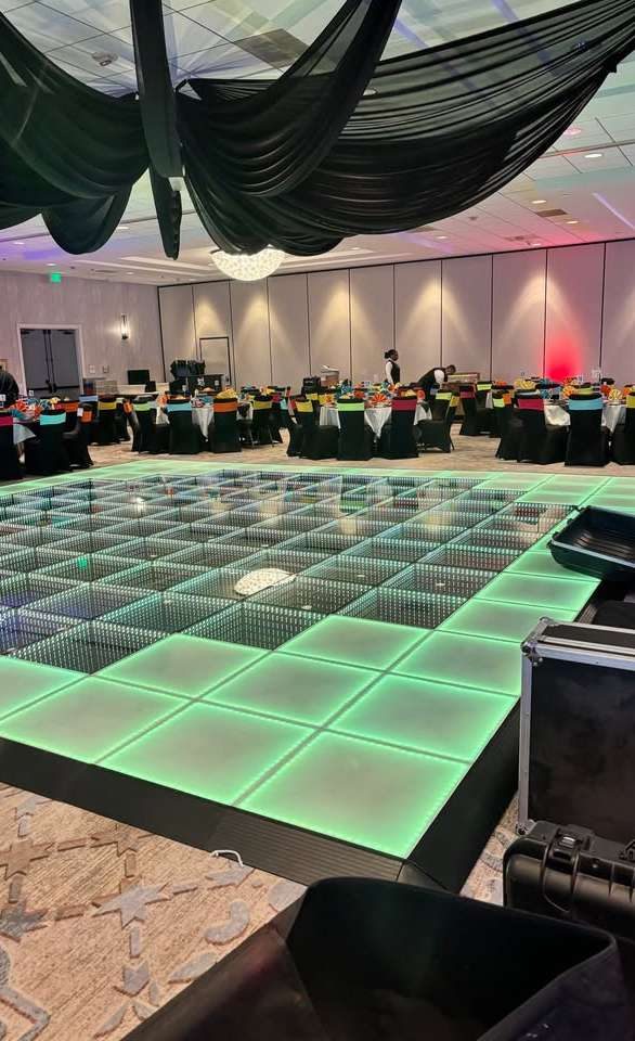 Colour-Wash Dance Floor by Boss Events & Entertainment KE