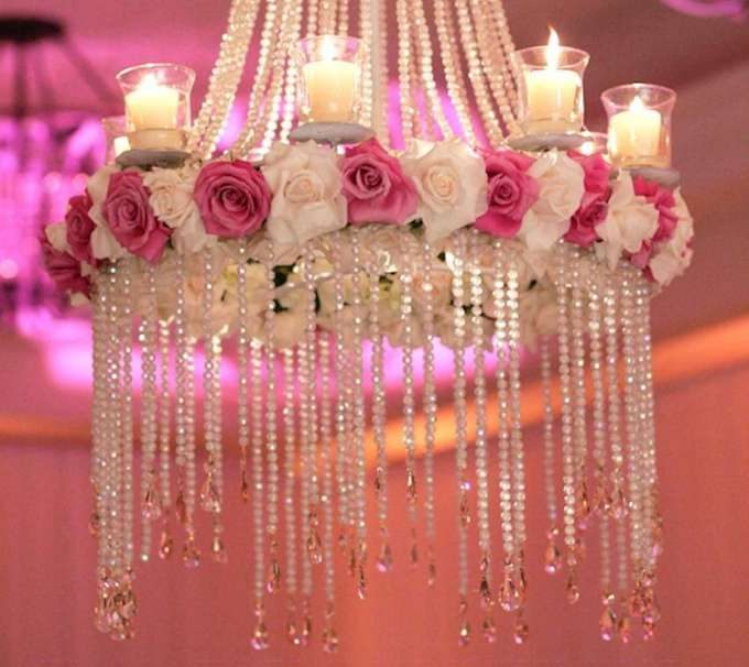Floral Chandeliers by Boss Events & Entertainment KE